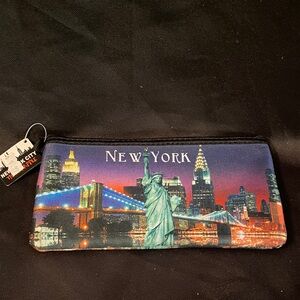 New York City Skyline cosmetic bag